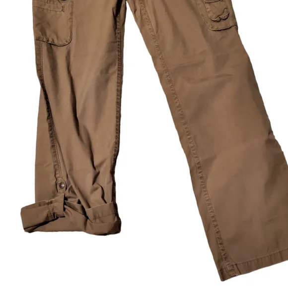 J.Crew Chino Cargo Pants Khaki Tan Size 10T Tall Women’s Like New 100% Cotton - Picture 9 of 10
